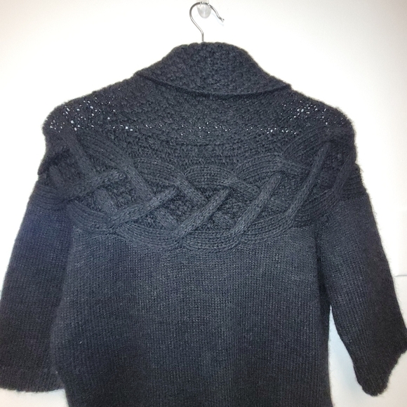 Theory Mirna Warmth Wool Cashmere Black Turtleneck Sweater Dress Tunic S… - Picture 10 of 16